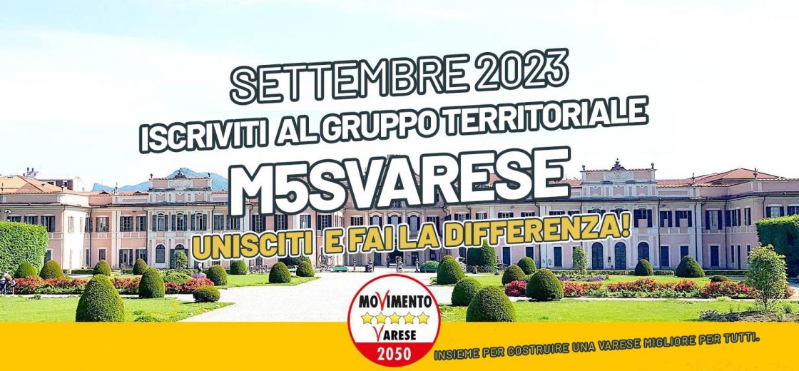 **Unisciti al MoVimento 5 Stelle di Varese e Fai la Differenza!**
