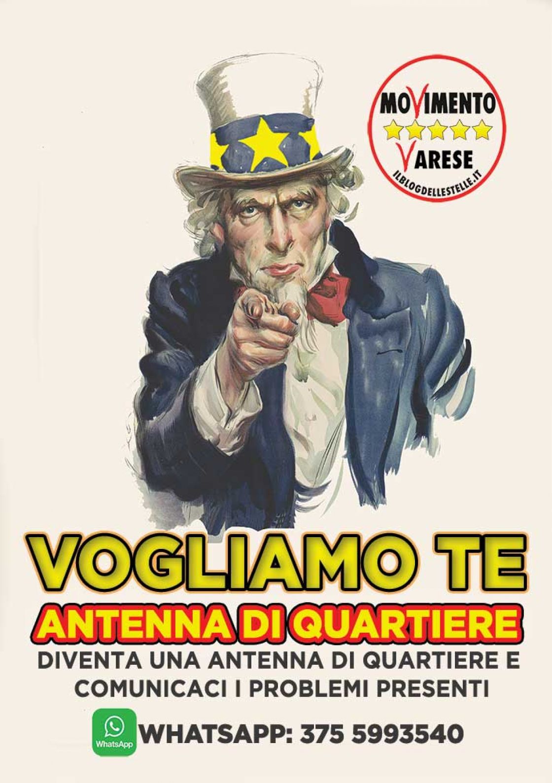 Vogliamo te ... Diventa una antenna di quartiere